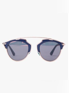Dior Navy Blue/Two Tone DiorSoReal U5WZJ Aviator Sunglasses
